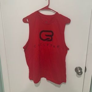 Red CYCLEBAR Men’s Muscle Tee